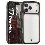 Carcasa Bizon Halo compatibila cu iPhone 17 Pro Max, Transparent / Negru 3 - lerato.ro