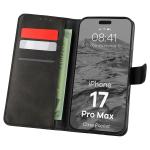 Husa flip cover Bizon Pocket compatibila cu iPhone 17 Pro Max, Negru 3 - lerato.ro