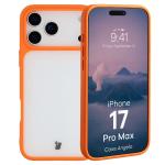 Carcasa Bizon Angelo compatibila cu iPhone 17 Pro Max, Transparent / Portocaliu 3 - lerato.ro