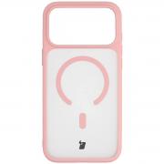 Carcasa Bizon MatteO cu MagSafe compatibila cu iPhone 17 Pro Max, Roz