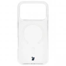 Huse si carcase iPhone 17 Pro, Carcasa Bizon CrystalO cu MagSafe compatibila cu iPhone 17 Pro, Transparent, lerato.ro