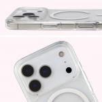 Carcasa Bizon CrystalO cu MagSafe compatibila cu iPhone 17 Pro, Transparent 5 - lerato.ro
