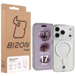Carcasa Bizon CrystalO cu MagSafe compatibila cu iPhone 17 Pro, Transparent 8 - lerato.ro