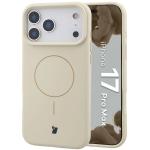 Carcasa Bizon Soft cu MagSafe compatibila cu iPhone 17 Pro Max, Bej 3 - lerato.ro