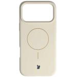 Carcasa Bizon Soft cu MagSafe compatibila cu iPhone 17 Pro Max, Bej 2 - lerato.ro