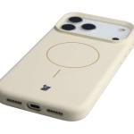 Carcasa Bizon Soft cu MagSafe compatibila cu iPhone 17 Pro Max, Bej 4 - lerato.ro