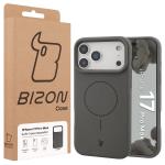 Carcasa Bizon Soft cu MagSafe compatibila cu iPhone 17 Pro Max, Graphite 9 - lerato.ro