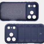 Carcasa Bizon Tur compatibila cu iPhone 17 Pro, Navy Blue 7 - lerato.ro