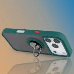 Carcasa Bizon Hybrid Ring compatibila cu iPhone 17 Pro, Verde 7 - lerato.ro