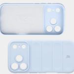 Carcasa Bizon Tur compatibila cu iPhone 17 Pro, Light Blue 7 - lerato.ro