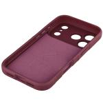 Carcasa Bizon Tur compatibila cu iPhone 17 Pro, Burgundy 5 - lerato.ro