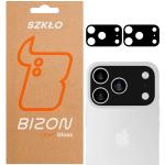 Set de 2 protectii camera foto Bizon Glass Lens compatibile cu iPhone 17 Pro, Negru 3 - lerato.ro
