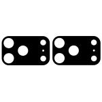 Set de 2 protectii camera foto Bizon Glass Lens compatibile cu iPhone 17 Pro, Negru 4 - lerato.ro