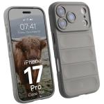Carcasa Bizon Tur compatibila cu iPhone 17 Pro, Light Grey 3 - lerato.ro