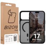 Carcasa Bizon MatteO cu MagSafe compatibila cu iPhone 17 Pro Max, Negru 8 - lerato.ro