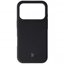 Huse si carcase iPhone 17 Pro, Carcasa Bizon Soft compatibila cu iPhone 17 Pro, Negru, lerato.ro