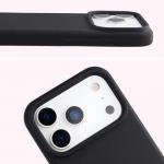 Carcasa Bizon Soft compatibila cu iPhone 17 Pro, Negru 6 - lerato.ro