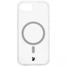 Carcasa Bizon CrystalO cu MagSafe compatibila cu iPhone 17e / 16e, Transparent