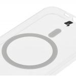 Carcasa Bizon CrystalO cu MagSafe compatibila cu iPhone 17e / 16e, Transparent 4 - lerato.ro