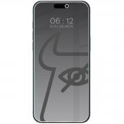 Folie sticla securizata Bizon Glass Clear Shadow Privacy compatibila cu iPhone 17 Pro Max, Negru