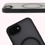 Carcasa Bizon MatteO cu MagSafe compatibila cu iPhone 17e / 16e, Negru 5 - lerato.ro
