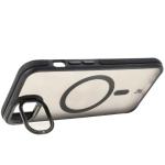 Carcasa Bizon Eclipse cu MagSafe si Stand compatibila cu iPhone 17e / 16e, Negru 4 - lerato.ro