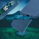 Carcasa Bizon Shell compatibila cu iPhone 17e / 16e, Albastru 6 - lerato.ro