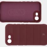 Carcasa Bizon Tur compatibila cu iPhone 17e / 16e, Burgundy 7 - lerato.ro