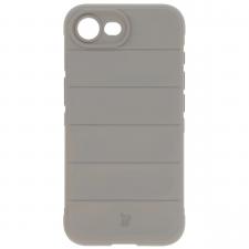 Huse si carcase iPhone 16e, Carcasa Bizon Tur compatibila cu iPhone 17e / 16e, Light Grey, lerato.ro