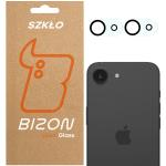 Set 2 folii sticla camera foto Bizon Glass Silk Lens compatibile cu iPhone 17e / 16e, Transparent 4 - lerato.ro