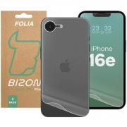 Set protectie Bizon Glass Hydrogel Pack, 1x Folie Ecran si 1x Folie Spate, compatibil cu iPhone 17e / 16e, Transparent
