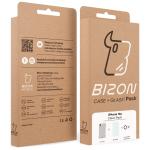 Kit protectie 4 in 1 BizonMobile Clear Pack, 1x carcasa, 2x folie display, 1x folie camera, compatibil cu iPhone 17e / 16e, Transparent 12 - lerato.ro