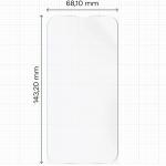 Folie protectie Bizon Hydrogel compatibila cu iPhone 17e / 16e, Transparent 3 - lerato.ro