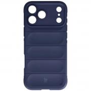 Carcasa Bizon Tur compatibila cu iPhone 17 Pro Max, Navy Blue