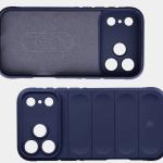 Carcasa Bizon Tur compatibila cu iPhone 17 Pro Max, Navy Blue 7 - lerato.ro