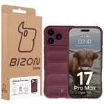 Carcasa Bizon Tur compatibila cu iPhone 17 Pro Max, Burgundy 9 - lerato.ro