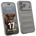 Carcasa Bizon Tur compatibila cu iPhone 17 Pro Max, Light Grey 3 - lerato.ro