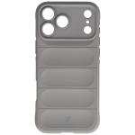 Carcasa Bizon Tur compatibila cu iPhone 17 Pro Max, Light Grey 2 - lerato.ro