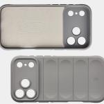 Carcasa Bizon Tur compatibila cu iPhone 17 Pro Max, Light Grey 7 - lerato.ro