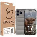 Carcasa Bizon Tur compatibila cu iPhone 17 Pro Max, Light Grey 9 - lerato.ro