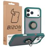 Carcasa Bizon Hybrid Ring compatibila cu iPhone 17 Pro Max, Verde 8 - lerato.ro