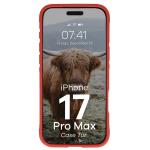 Carcasa Bizon Tur compatibila cu iPhone 17 Pro Max, Rosu 6 - lerato.ro