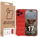 Carcasa Bizon Tur compatibila cu iPhone 17 Pro Max, Rosu 9 - lerato.ro