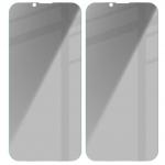 Set 2 folii sticla securizata Bizon Glass Clear Shadow Privacy compatibile cu iPhone 17e / 16e, Negru 5 - lerato.ro