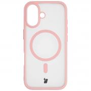 Carcasa Bizon MatteO cu MagSafe compatibila cu iPhone 17, Roz