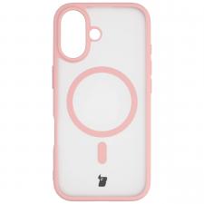 Carcasa Bizon MatteO cu MagSafe compatibila cu iPhone 17, Roz