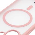 Carcasa Bizon MatteO cu MagSafe compatibila cu iPhone 17, Roz 4 - lerato.ro