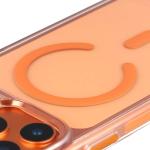 Carcasa Bizon Marco cu MagSafe compatibila cu iPhone 17 Pro Max, Transparent / Portocaliu 6 - lerato.ro