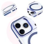 Carcasa Bizon Marco cu MagSafe compatibila cu iPhone 17 Pro, Transparent / Albastru 9 - lerato.ro