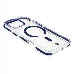 Carcasa Bizon Marco compatibila cu iPhone 17 Pro Max, Transparent / Albastru 5 - lerato.ro